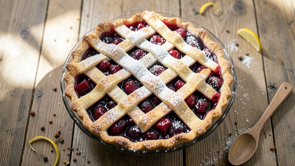 American Cherry Pie Recipe: Tart-Sweet Balance With Foil-Sealed Crust