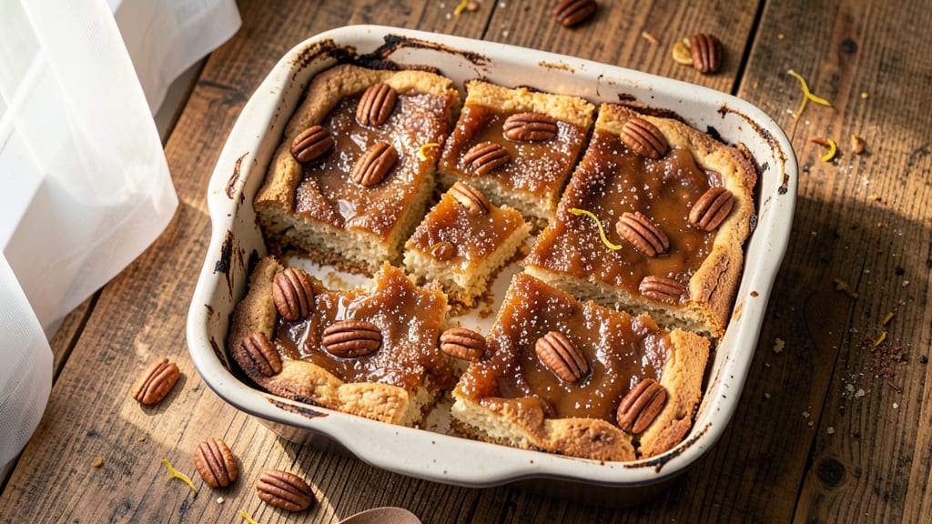 5-Ingredient Pecan Pie Bars Recipe: No-Bake Shortcut With Gooey Vanilla Filling