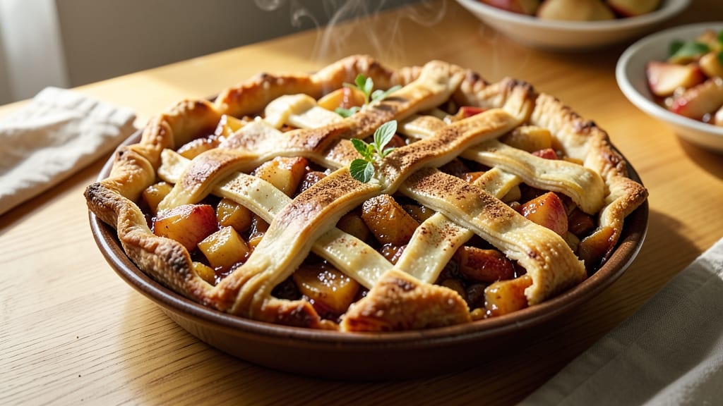 Rick Martinez's Apple Pie Recipe: Lattice Crust Locks in Spice