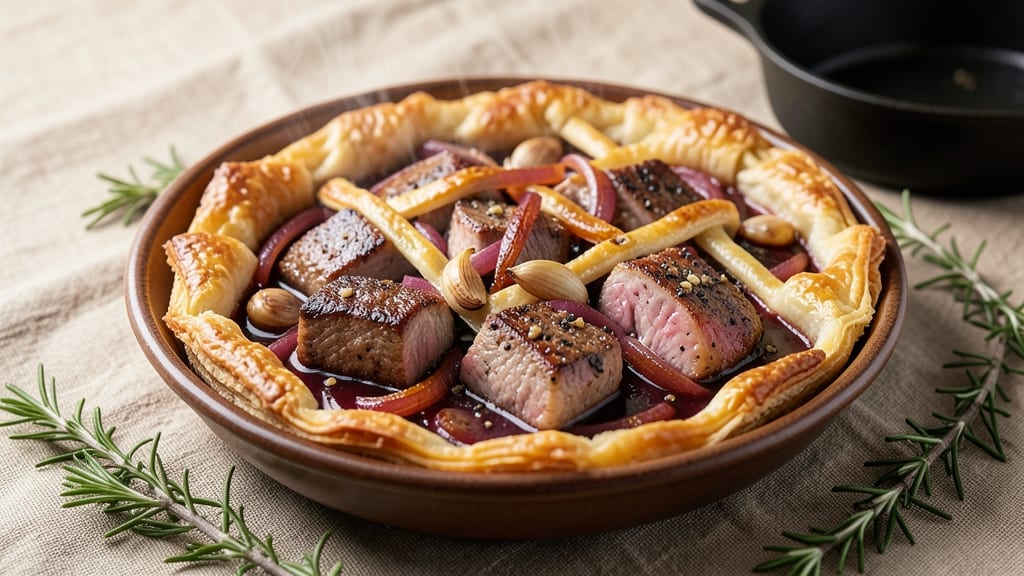 3 Meat Pie Recipe: Hearty British Pub Filling in One-Pan Wonder