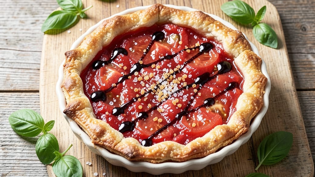 5-Star Tomato Pie Recipe: Ultra-Golden Crust Over Jammy, Spiced Filling