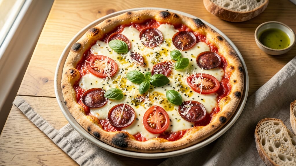 American Pizza Pie Recipe: Crispy Crust and Sweet-Tart Topping Fusion