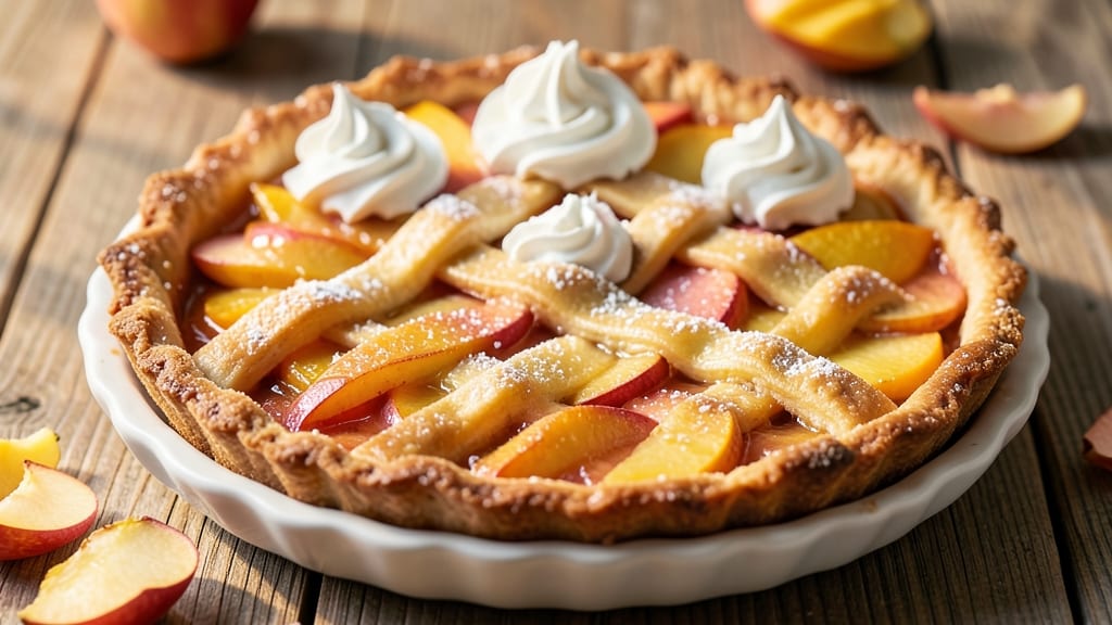 Apple Mango Pie Recipe: Tropical Fruit Filling With Buttery Lattice Crust