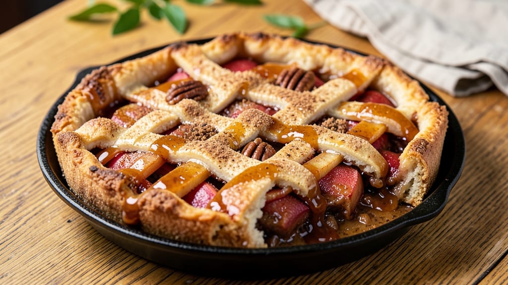 Spy Apple Pie Recipe: Classic Spice and Cinnamon-Sugar Crust Contrast