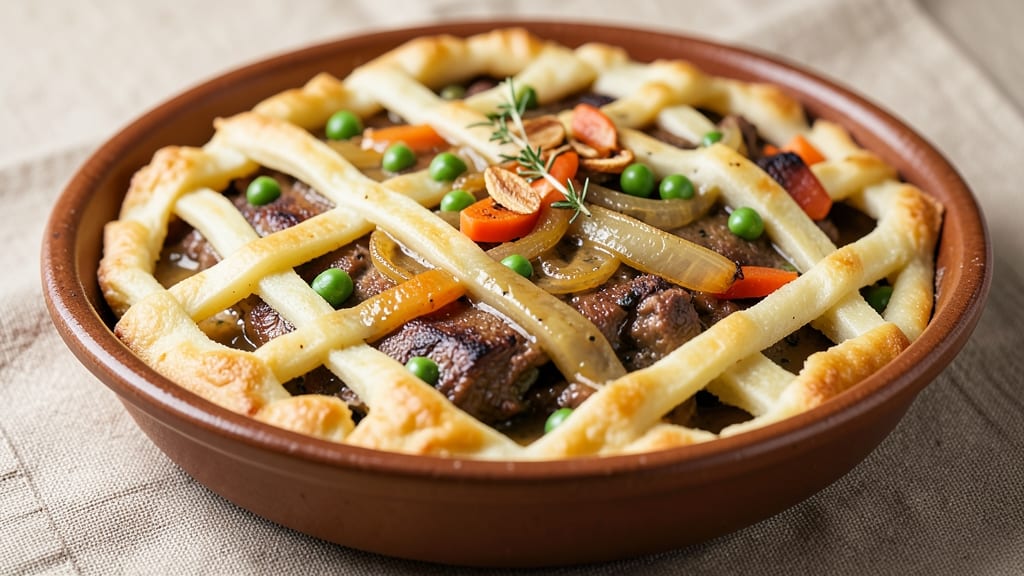 A1 Shepherd's Pie Recipe: Ground Lamb and Pea Topping With Herbed Mashed Potato Crust