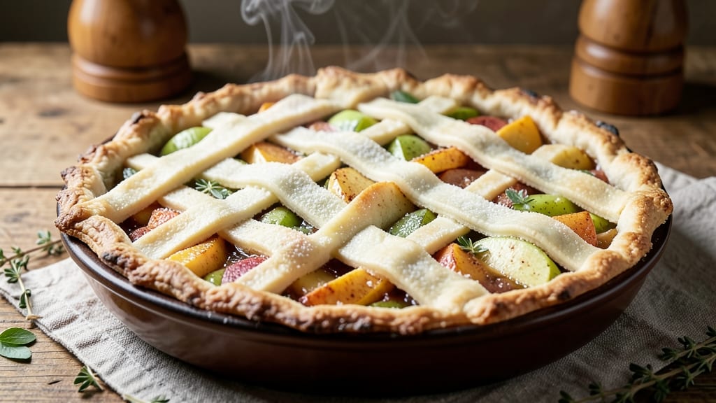 Sour Apple Pie Recipe: Tart Zing and Buttery Lattice Crunch