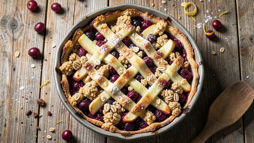 Apple Boysenberry Crumble Pie Recipe: Foolproof Crisp-Topped Fusion in One Dish
