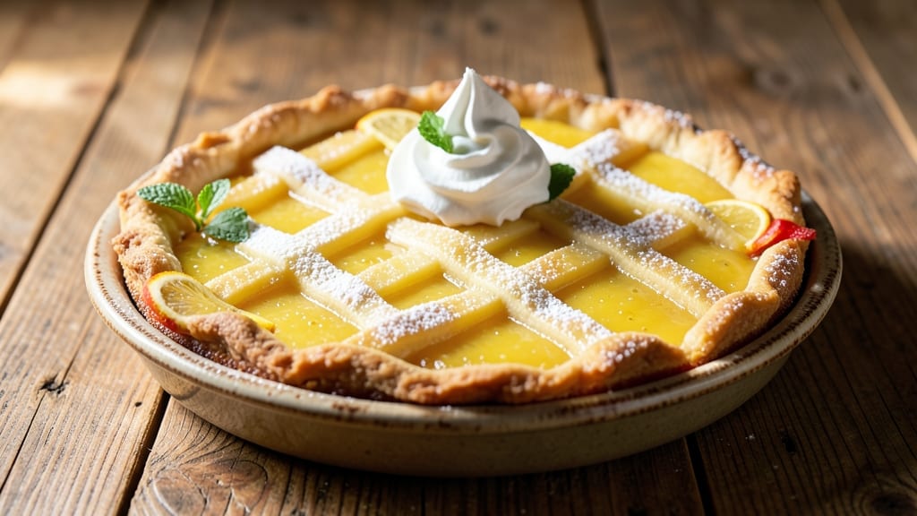 Amish Lemon Pie Recipe: Homestyle Zing With Buttery Crust Lattice