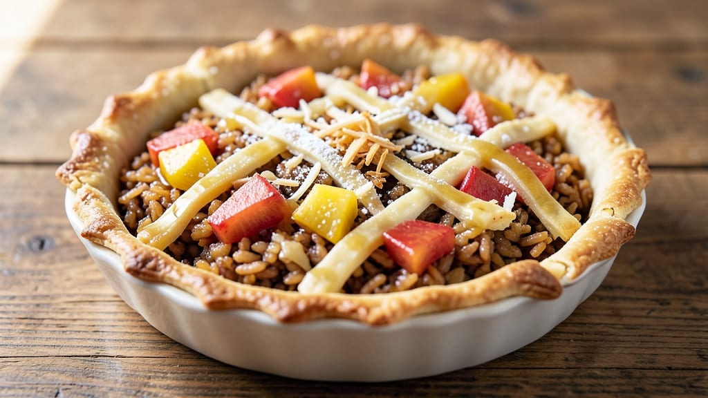 Rice Pie Recipe With Pineapple: Tropical Coconut-Crusted Sweetness