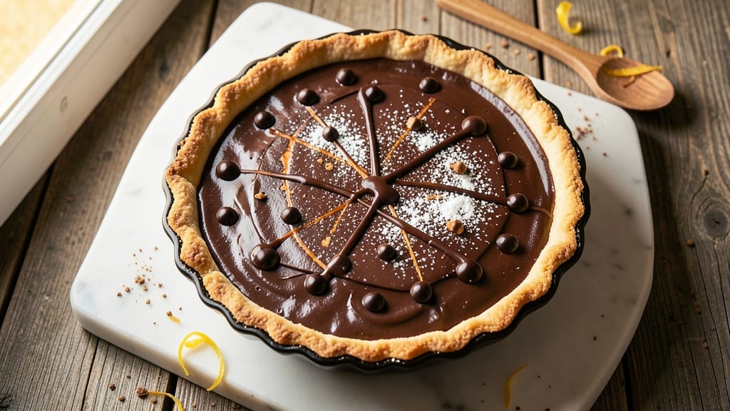 5 Star Chocolate Pie Recipe: Velvety Fudge Center With Crisp Edges