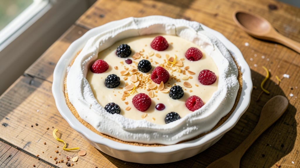 Angel Food Cake Pie Recipe: Cloud-Light Layers With No Heavy Cream