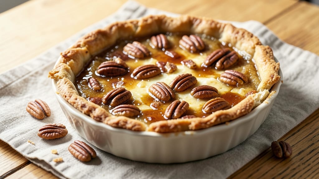 Roasted Pecan Pie Recipe: Nutty Caramel Depth With Crispy Top