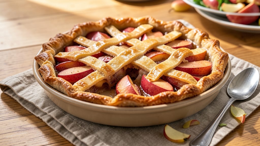 Plain Apple Pie Recipe: Homestyle Crust and Spiced Filling Balance