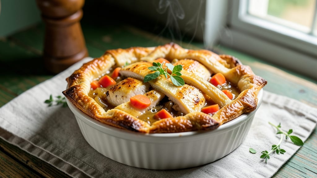 Small Pot Pie Recipe: Savory Gravy Cradled in Flaky, Foil-Sealed Crust