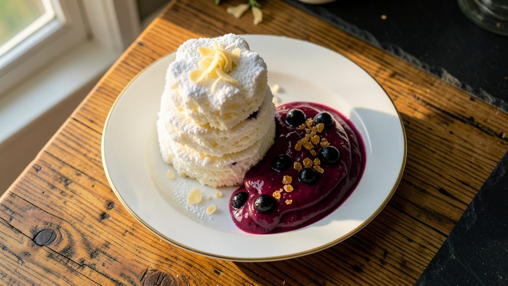 Angel Food Cake With Blueberry Pie Filling Recipe: Light-as-Air Layers With Bursting Berries