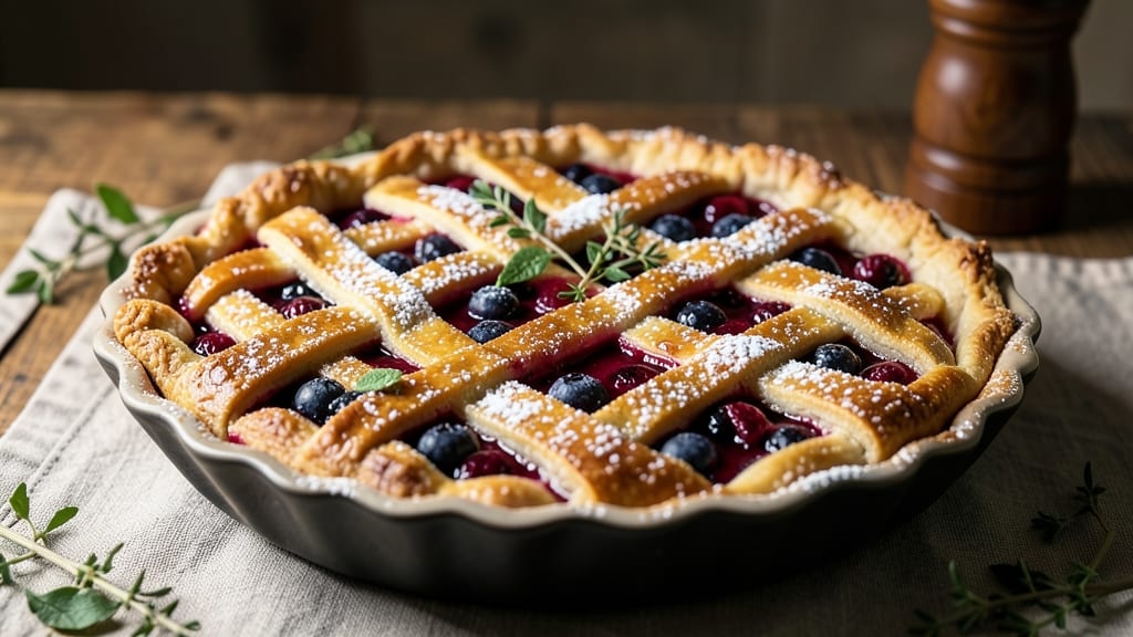 2-Crust Blueberry Pie Recipe: Juicy Berries and Buttery Layers in One Bite