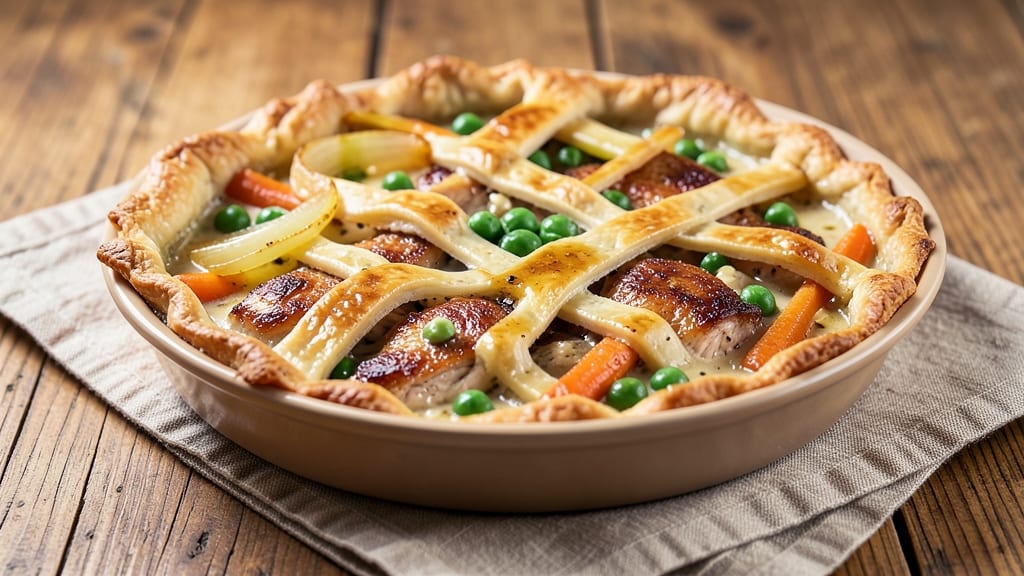 Silver Palate Chicken Pot Pie Recipe: Foil-Sealed Crust That Stays Golden All Night