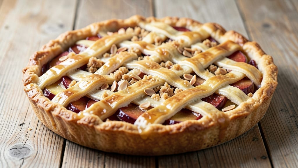 Almond Apple Pie Recipe: Spiced Fruit Filling With Nutty Crust Crunch