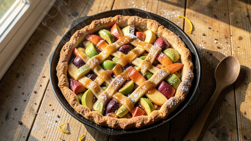 4 Apple Pie Recipe: Caramelized Apples and Foil-Sealed Crust Trick