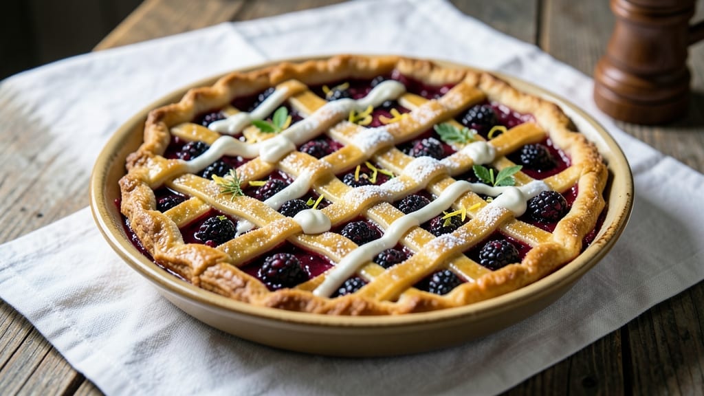 Amish Black Raspberry Pie Recipe: Deep Purple Swirls and Crispy Homestyle Crust