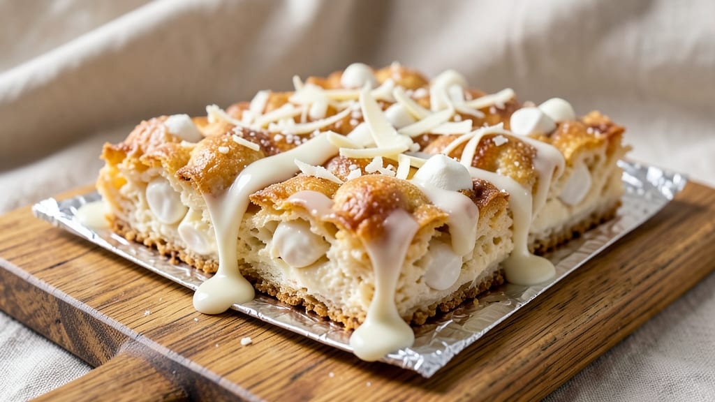 Rice Krispie Treats Recipe With White Chocolate: Foil-Sealed Crispy Edges and Gooey Centers