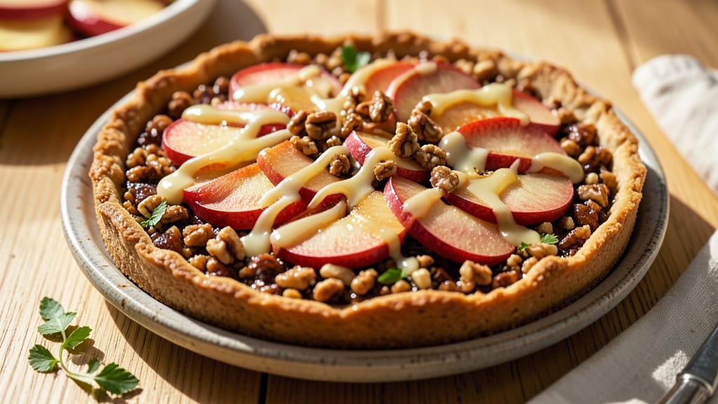 Raw Food Apple Pie Recipe: Crunchy Top, Creamy Filling Without Baking