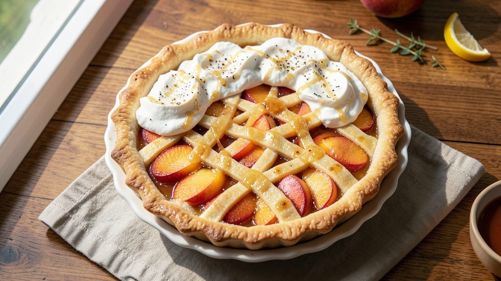5 Star Peach Pie Recipe: Juicy Fruit Layers With Vanilla Bean Swirl