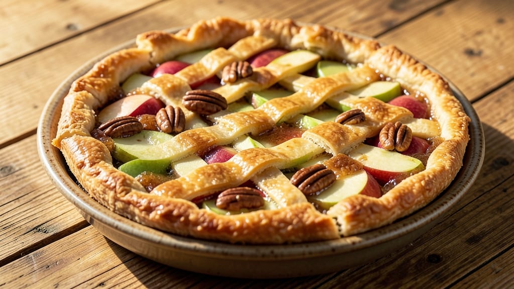 4 and 20 Blackbirds Apple Pie Recipe: Classic Lattice Crust with Spiced Apple Filling