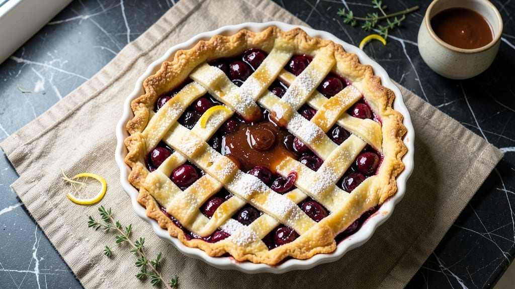 6-Inch Cherry Pie Recipe: Mini Servings With Perfectly Golden Crust