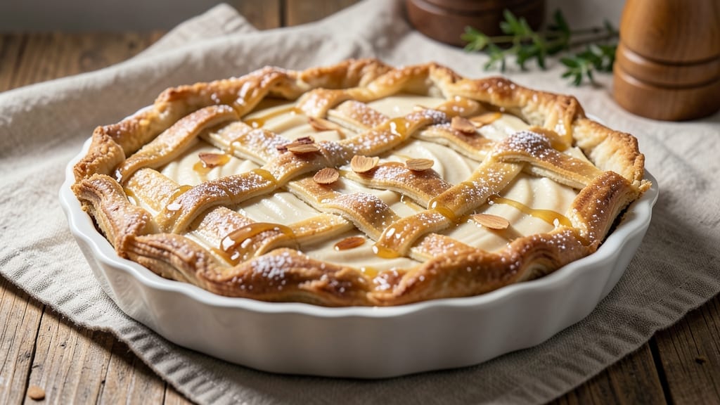 Almond Milk Custard Pie Recipe: Silky Vanilla Cream Without Dairy