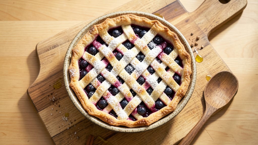 Alton Brown's Blueberry Pie Recipe: Two-Crust Sandwich With Jammy Filling