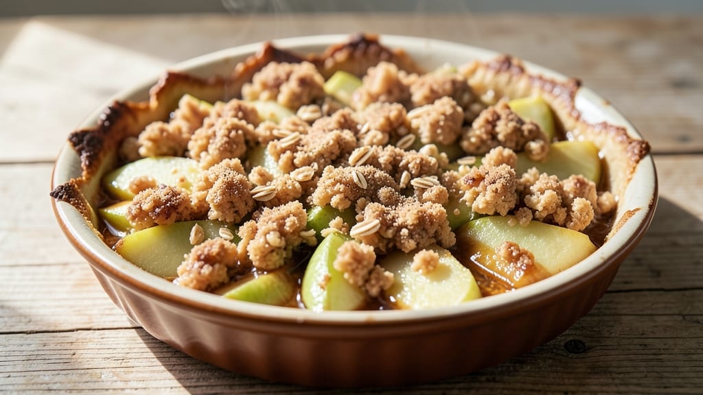 Quick and Easy Apple Crumble Pie Recipe: Warm Spice Crunch in 20 Minutes