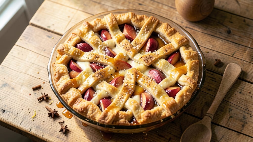 Apple Charlotte Pie Recipe: Layers of Custard, Fruit, and Buttery Crunch