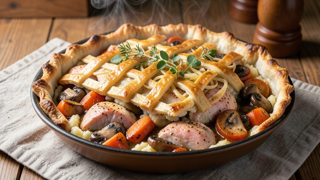 Single Pot Pie Recipe: One-Pan Savory Gravy and Flaky Crust Magic