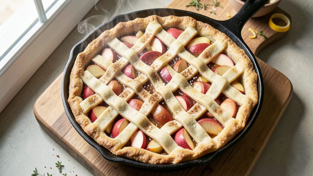 Sister Pie Apple Pie Recipe: Golden Lattice Crust With Foil-Sealed Secret