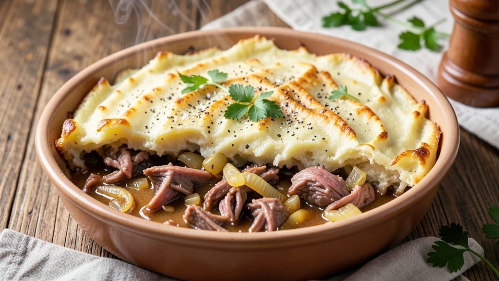 Shepherd's Pie Recipe Using Leftover Roast Lamb: Savory Lamb and Mashed Potato Top Harmony