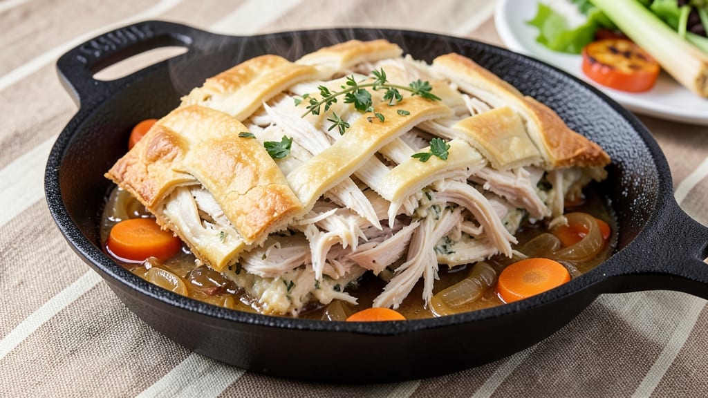 Sam's Club Pot Pie Recipe: One-Pan Dinner With Foil-Sealed Crust