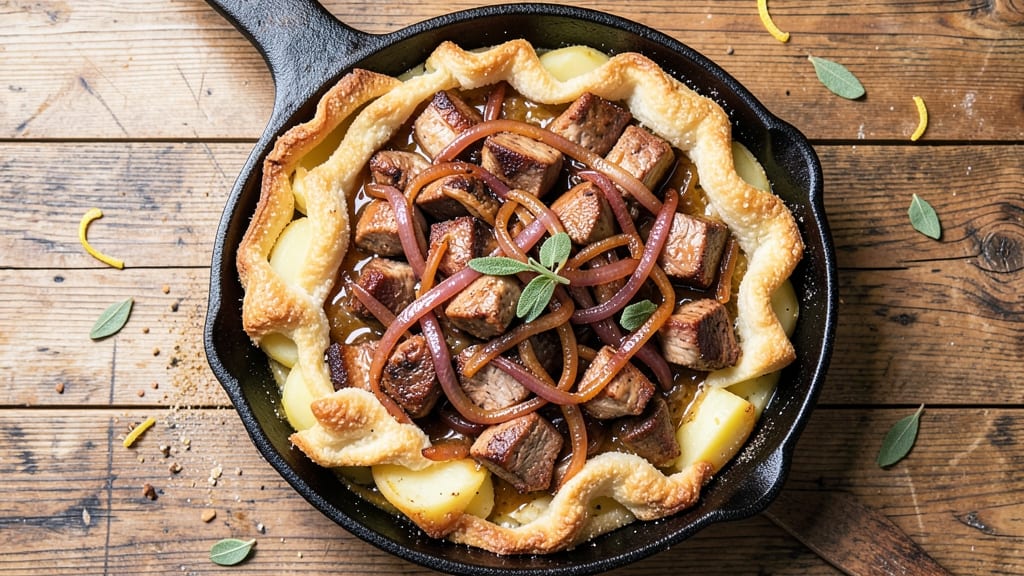 Rappie Pie Recipe with Pork: Smoky-Spiced Meat and Potato Comfort in One Dish